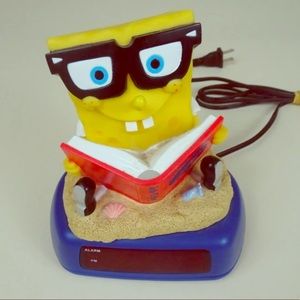 Vintage 2003 Sponge Bob Alarm Clock by ViaCom.